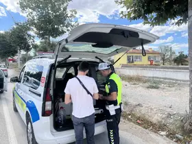 Çorum’da dron destekli trafik denetimi: Kırmızı ışık ihlali yapan sürücülere toplam 100 bin TL ceza
