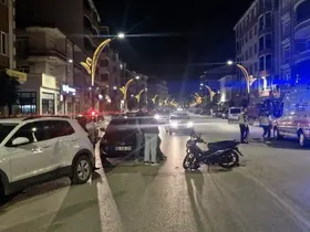 Çorum’da otomobil ile motosiklet çarpıştı: 1 yaralı
