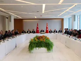 Cumhurbaşkanı Erdoğan, ABD İş Konseyi Başkanı Ulukaya ile görüştü
