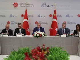 Cumhurbaşkanı Erdoğan, ABD’li düşünce kuruluşu temsilcileriyle buluştu
