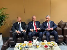 Cumhurbaşkanı Erdoğan, Aliyev ve Mirziyoyev ile bir araya geldi
