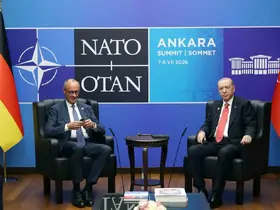 Cumhurbaşkanı Erdoğan, Almanya Başbakanı Merz ile bir araya geldi
