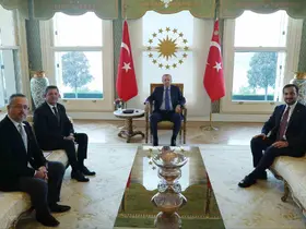 Cumhurbaşkanı Erdoğan, Çekmeköy Belediye Başkanı Çerkez’i kabul etti