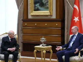 Cumhurbaşkanı Erdoğan, Devlet Bahçeli ile bir araya geldi