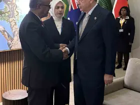 Cumhurbaşkanı Erdoğan, DSÖ Genel Direktörü Tedros’u kabul etti
