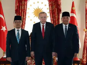 Cumhurbaşkanı Erdoğan, Endonezya Dışişleri ve Savunma Bakanını kabul etti
