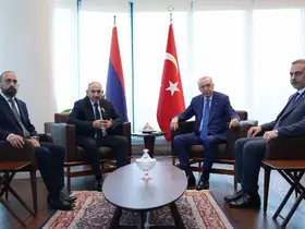 Cumhurbaşkanı Erdoğan, Ermenistan Başbakanı Paşinyan’ı kabul etti
