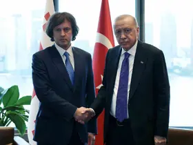 Cumhurbaşkanı Erdoğan, Gürcistan Başbakanı Kobakhidze ile görüştü
