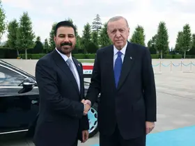 Cumhurbaşkanı Erdoğan, Irak Başbakanı Zeydi’yi törenle karşıladı
