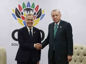Cumhurbaşkanı Erdoğan, Kanada Başbakanı Carney ile bir araya geldi
