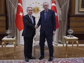 Cumhurbaşkanı Erdoğan, Kırgızistan Dışişleri Bakanı Kulubayev’i kabul etti
