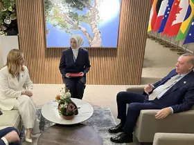 Cumhurbaşkanı Erdoğan, Meloni'yi kabul etti