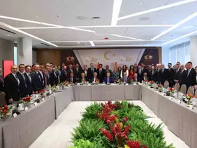 Cumhurbaşkanı Erdoğan, New York’ta iş adamlarıyla bir araya geldi
