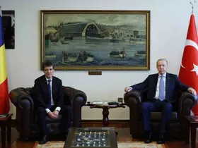 Cumhurbaşkanı Erdoğan, Romanya Cumhurbaşkanı Dan ile görüştü