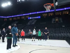 Cumhurbaşkanı Erdoğan, Shaquille O’Neal ile basketbol oynadı
