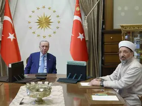 Cumhurbaşkanı Erdoğan, Türkiye Diyanet Vakfına kurban bağışında bulundu
