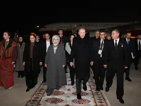 Cumhurbaşkanı Erdoğan Türkmenistan’da
