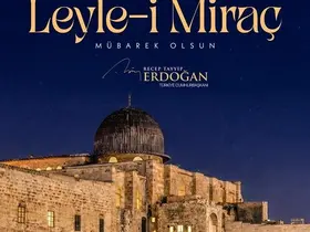 Cumhurbaşkanı Erdoğan’dan "Miraç Kandili" mesajı
