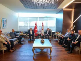 Cumhurbaşkanı Yardımcısı Yılmaz, KKTC’deki temaslarını tamamladı
