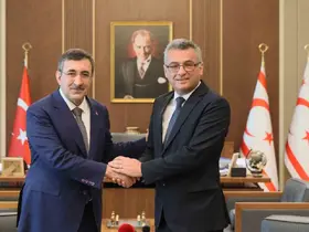 Cumhurbaşkanı Yardımcısı Yılmaz: "Rum tarafının adadaki askeri varlığımıza ilişkin söylemlerini hiçbir şekilde kabul etmiyoruz"
