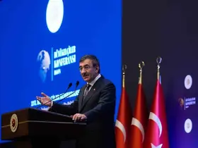 Cumhurbaşkanı Yardımcısı Yılmaz: "Türkiye bugün insani duruş ve stratejik akılla düzen kurucu aktör konumundadır"
