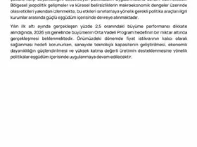 Cumhurbaşkanı Yardımcısı Yılmaz: "Yıllıklandırılmış milli gelirimiz 1,71 trilyon dolara yükselmiştir"
