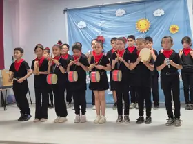 Cumhuriyet İlkokulu öğrencilerinden sanat dolu gösteri
