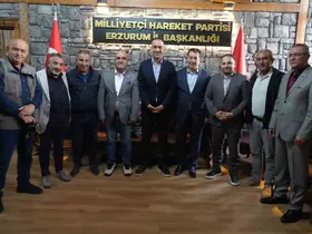 DAGC’den MHP Erzurum İl Başkanı Yurdagül’e ziyaret
