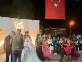 Damadın eniştesinden ilginç düğün hediyesi
