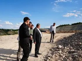 Darende Millet Bahçesi’nde çalışmalar yerinde incelendi
