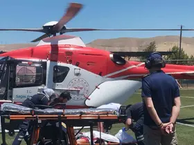 Darende’de 53 yaşındaki hasta, hava ambulansıyla Malatya’ya sevk edildi
