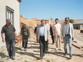 Darende’de Üçpınar Mahallesi’ne çevre düzenlemesi
