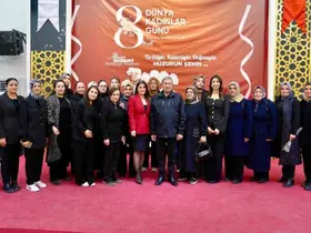 Darende’nin kadınları iftarda bir araya geldi
