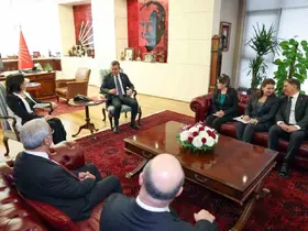 DEM Parti’den CHP’ye ziyaret

