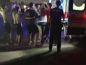Denizde boğulma tehlikesi geçiren şahıs hastaneye kaldırıldı
