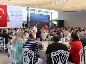 Denizi olmayan şehirde 1 tonluk balık ziyafeti
