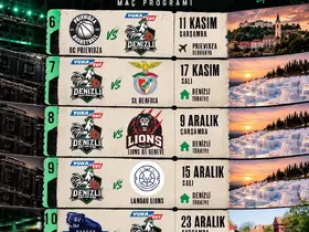 Denizli Basket’in Avrupa’daki ilk rakibini evinde ağırlayacak
