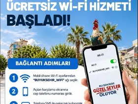 Denizli Büyükşehirden ücretsiz ve güvenli internet
