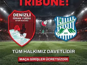Denizli İdman Yurdu’ndan ücretsiz maça davet

