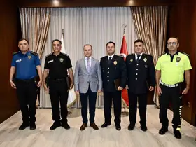 Denizli İl Emniyet Müdürlüğünde terfi heyecanı yaşandı
