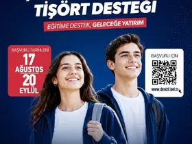 Denizli’de liseye başlayacak olan öğrencilere eğitim desteği
