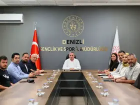 Denizli’de yeni futbol sezon öncesi antrenman  saha planlaması yapıldı
