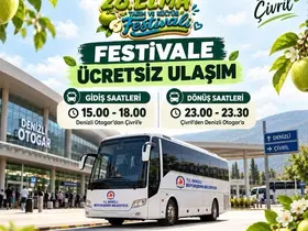 Denizli’den Çivril Elma Festivaline ücretsiz ulaşım sağlanacak
