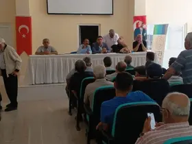 Deprem kaymalarına karşı kadastro güncelleme toplantısı yapıldı
