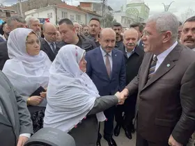 Dervişoğlu, İYİ Parti kurucusu Korkmaz’ın başörtüsü için hakaret ettiği Mihalgazi Belediye Başkanı’nı ziyaret etti
