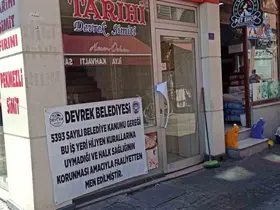 Devrek’te kurallar uymayan işyeri mühürlendi
