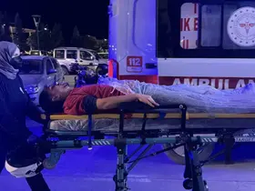 Devrilen motosikletin sürücüsü yaralandı
