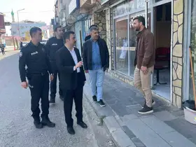 Dicle Kaymakamı Atış, esnaf ve vatandaşlarla bir araya geldi
