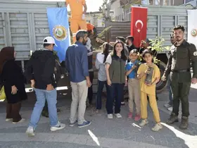 Dicle Orman İşletme Şefliği ilçede yaklaşık bin 500 adet fidan dağıttı
