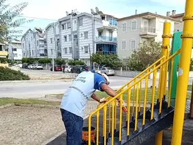 Didim Belediyesi’nden parklarda genel bakım çalışması

